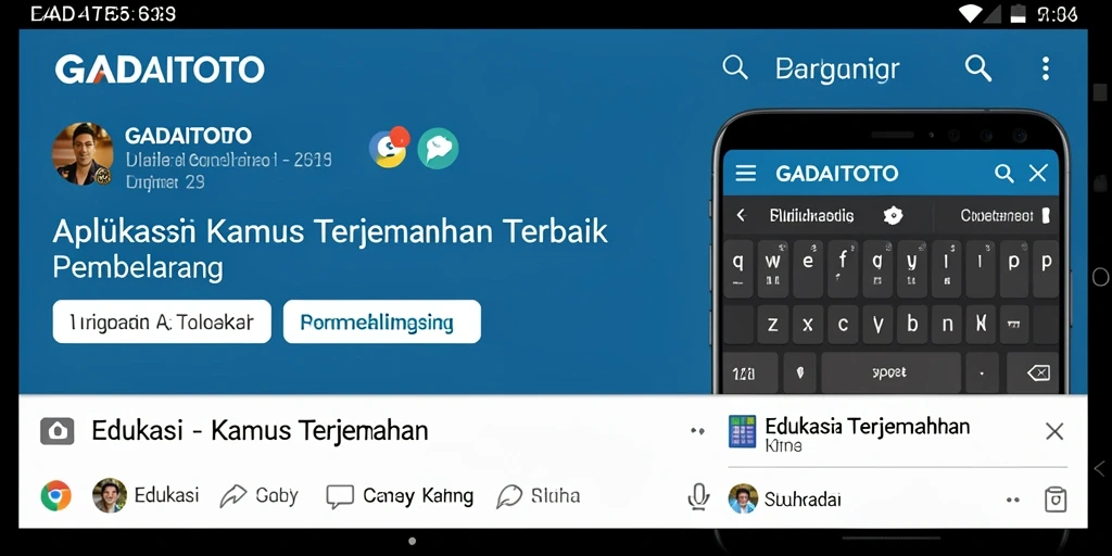 Antarmuka pengguna GADAITOTO yang simpel dan fungsional.