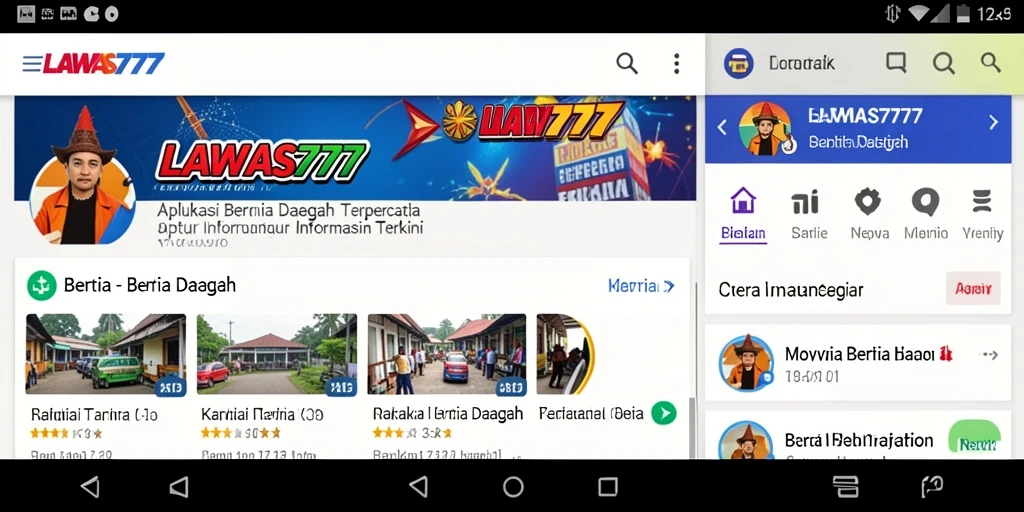 Tampilan antarmuka utama LAWAS777 yang informatif dan menarik.
