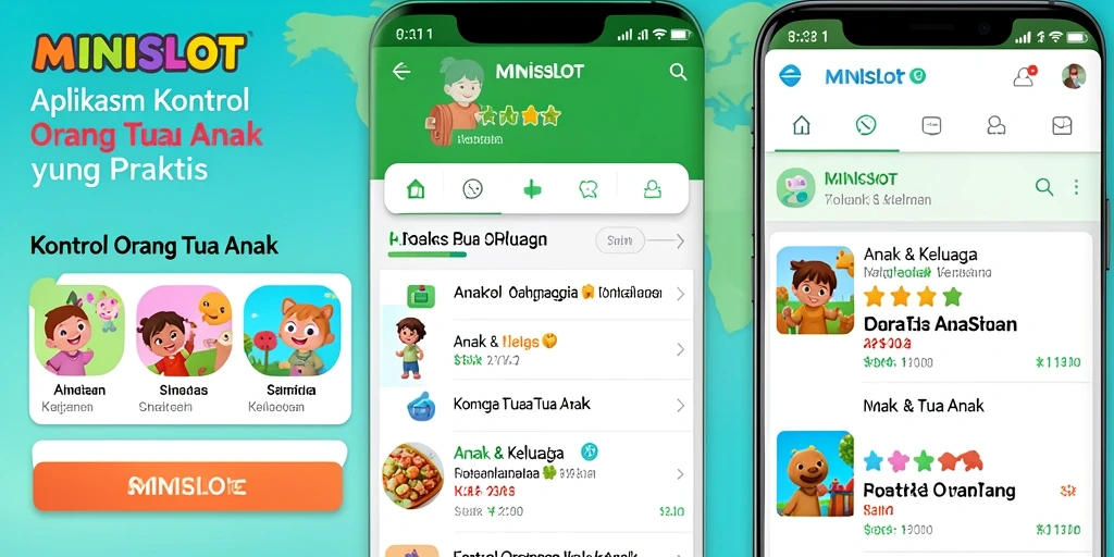 Antarmuka aplikasi MINISLOT yang intuitif dan informatif.