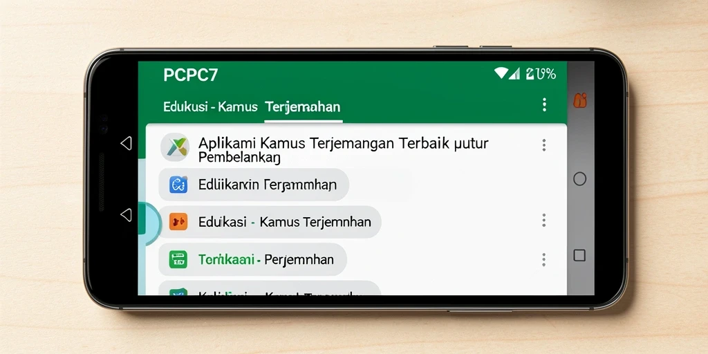 Tampilan antarmuka PCPC7 yang sederhana dan fungsional.