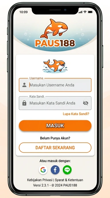 Masuk Akun Paus188 untuk Pengguna Android